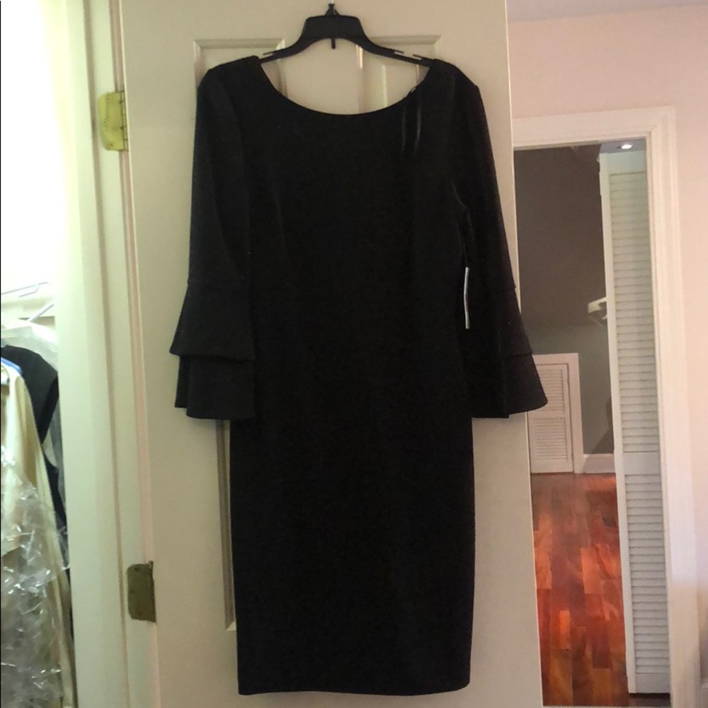 Jessica Howard cocktail dress black size 10 NWT